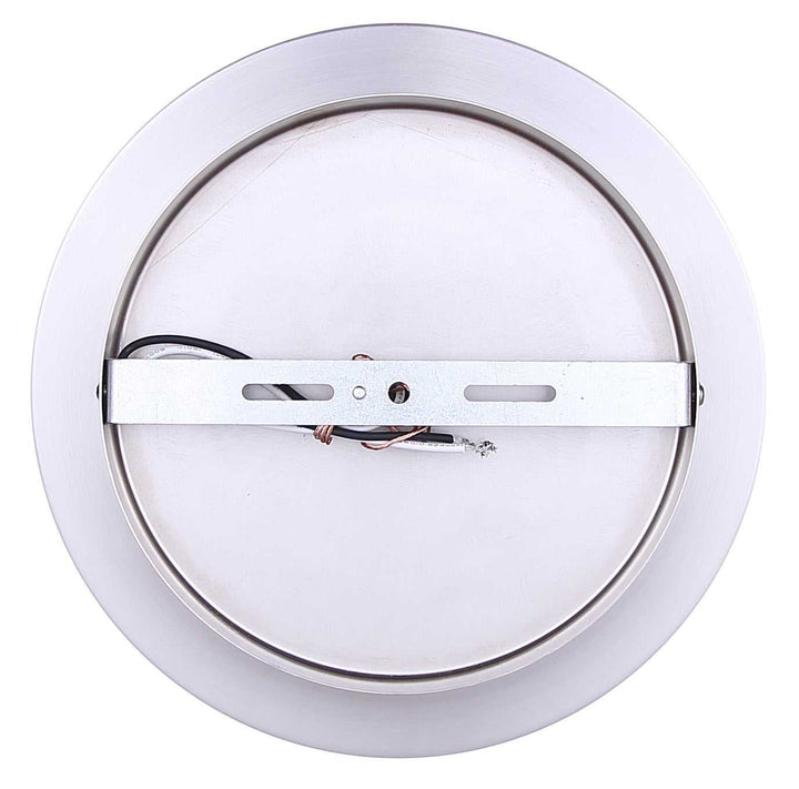 Britton One Light Flush Mount in Brushed Nickel Canarm Canada