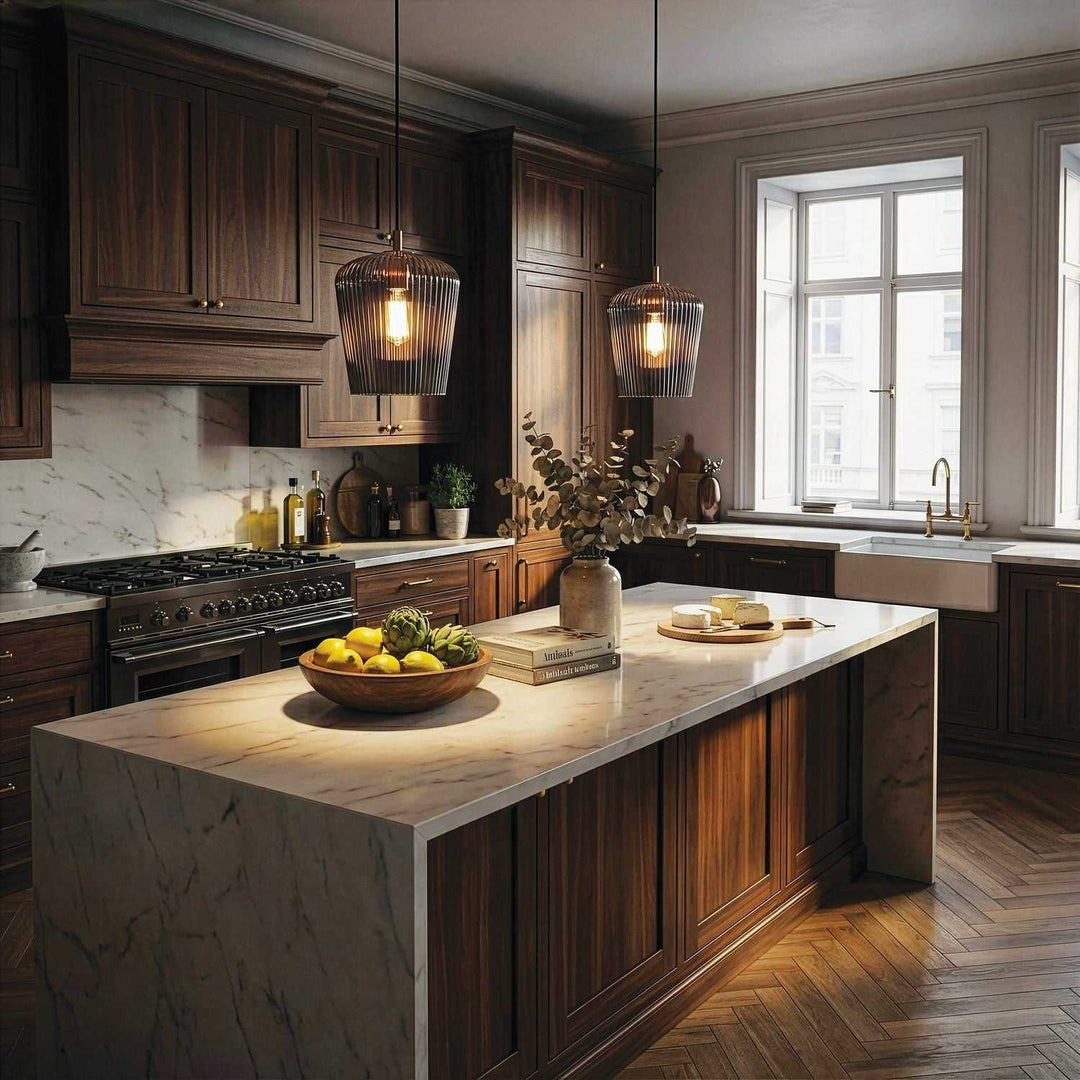 Leandro One Light Pendant in Gold Canarm Canada
