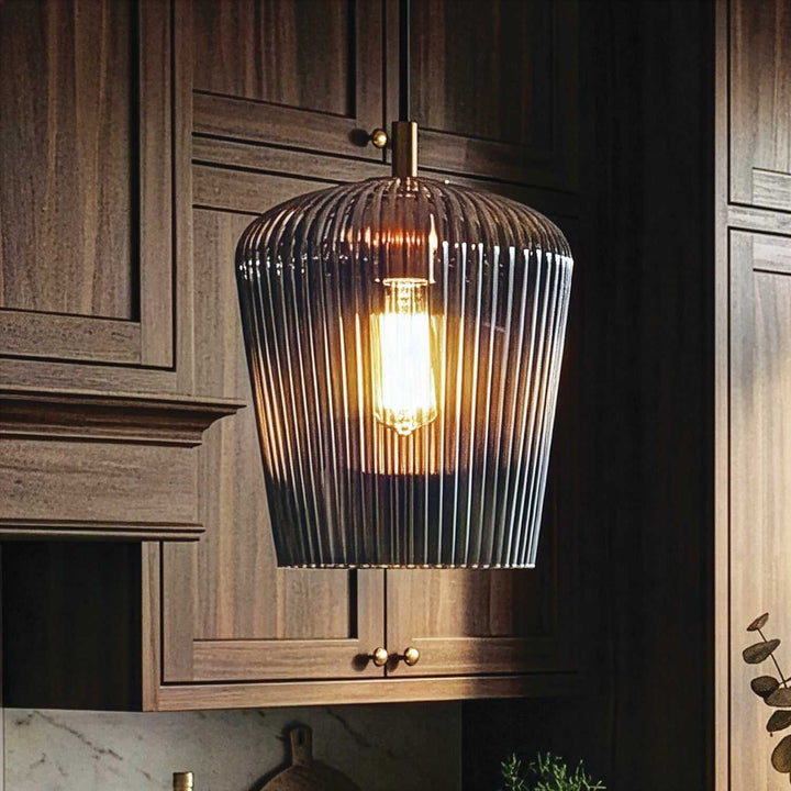 Leandro One Light Pendant in Gold Canarm Canada