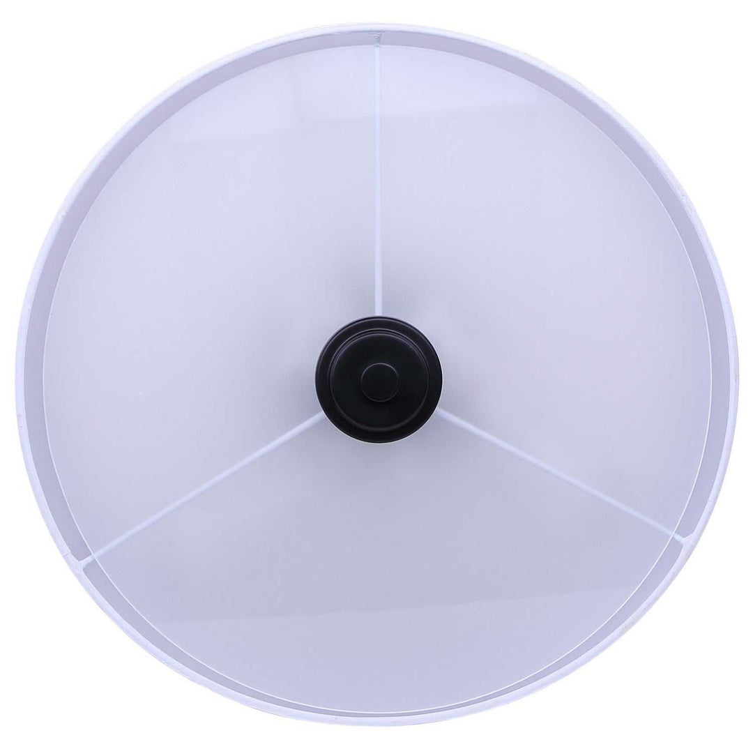 Pier Three Light Semi-Flush Mount in Matte Black Canarm Canada
