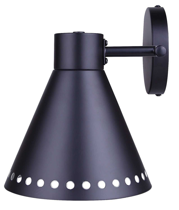 Albie Three Light Vanity in Matte Black Canarm Canada