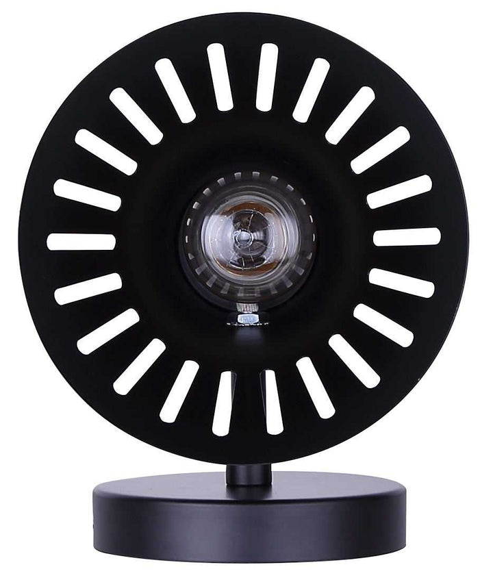 Percy One Light Wall Sconce in Matte Black Canarm Canada