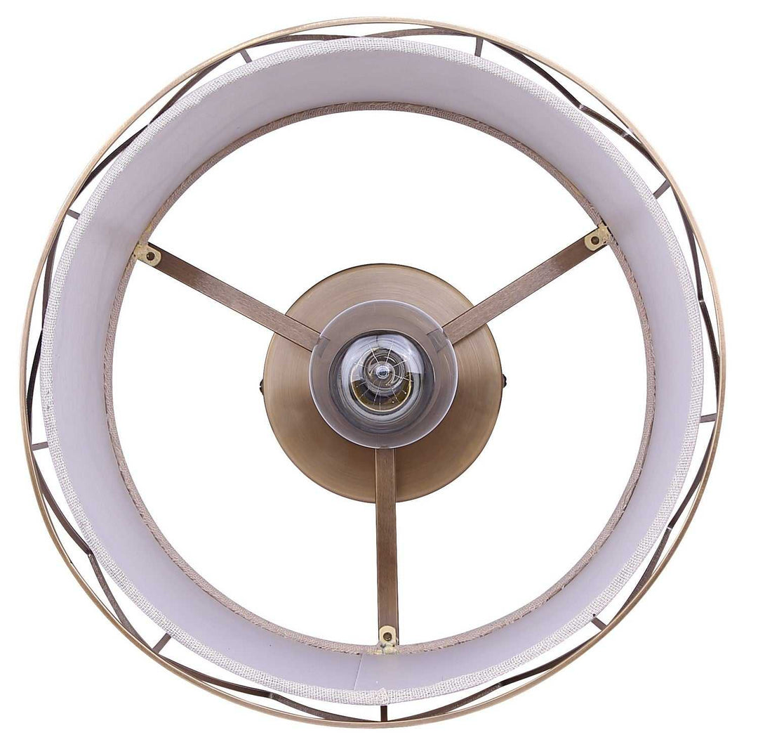 Tulia One Light Semi-Flushmount in Gold Canarm Canada