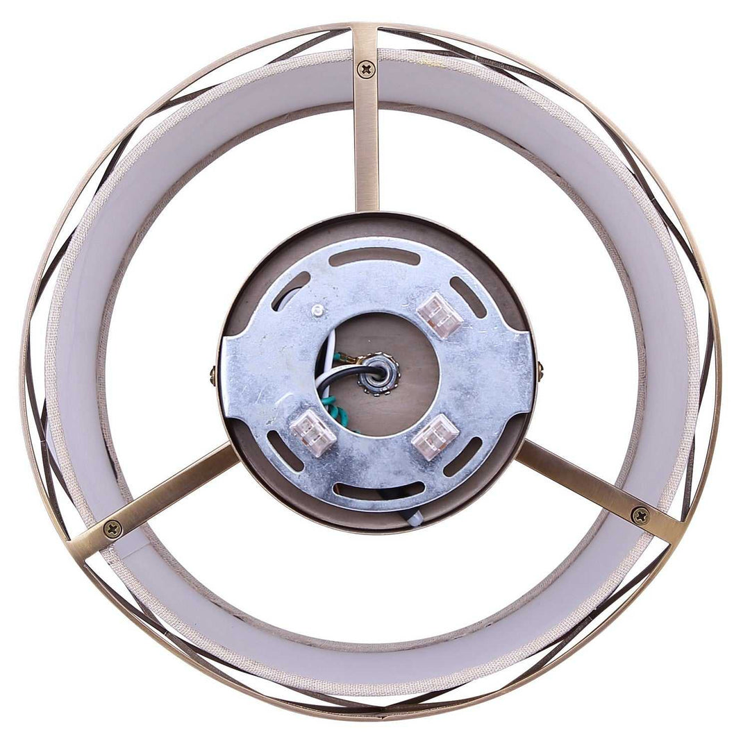 Tulia One Light Semi-Flushmount in Gold Canarm Canada