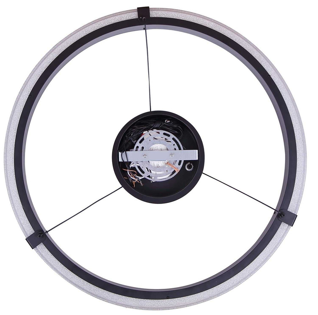Solace LED Chandelier in Matte Black Canarm Canada