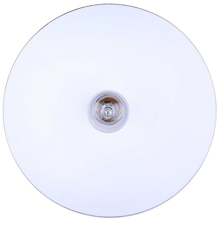 Caleb One Light Flush Mount in Gold & Matte Black Canarm Canada