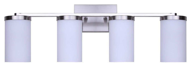 Britton Four Light Vanity in Brushed Nickel Canarm Canada