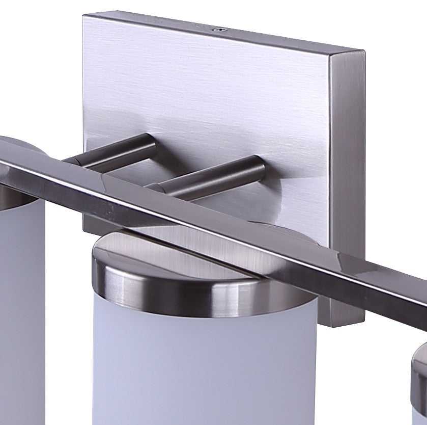 Britton Four Light Vanity in Brushed Nickel Canarm Canada