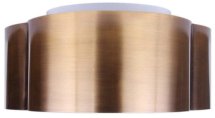 Etta LED Flush Mount in Gold Canarm Canada