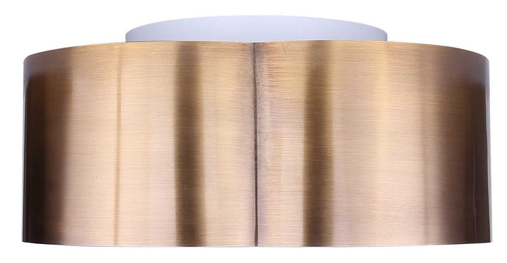 Etta LED Flush Mount in Gold Canarm Canada