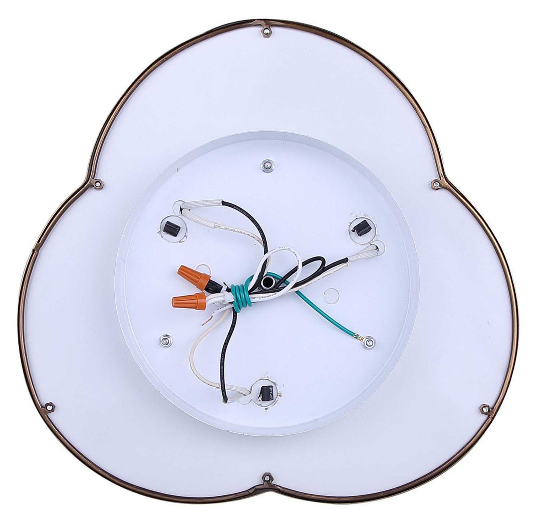 Etta LED Flush Mount in Gold Canarm Canada