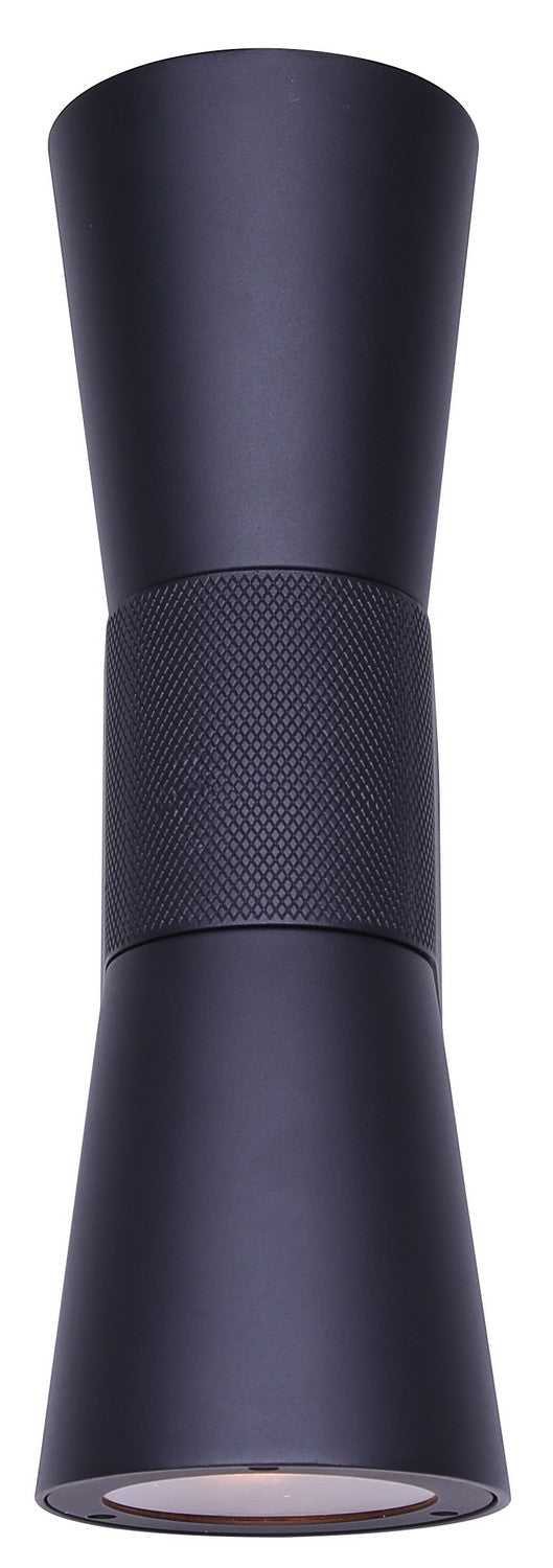 Rami Two Light Outdoor Wall Lantern in Sand Black Canarm Canada