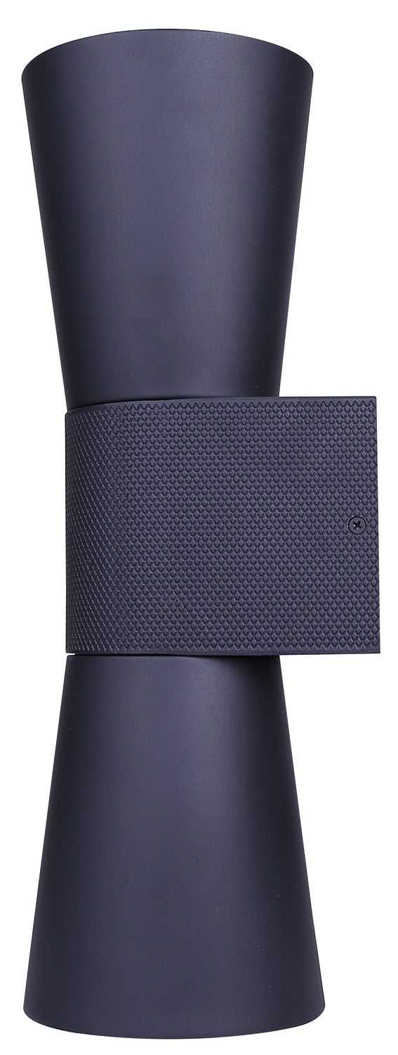 Rami Two Light Outdoor Wall Lantern in Sand Black Canarm Canada