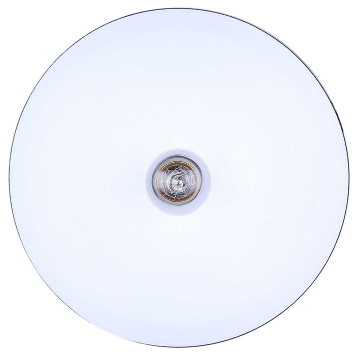 Caleb One Light Flush Mount in Matte Black & Faux Wood Canarm Canada
