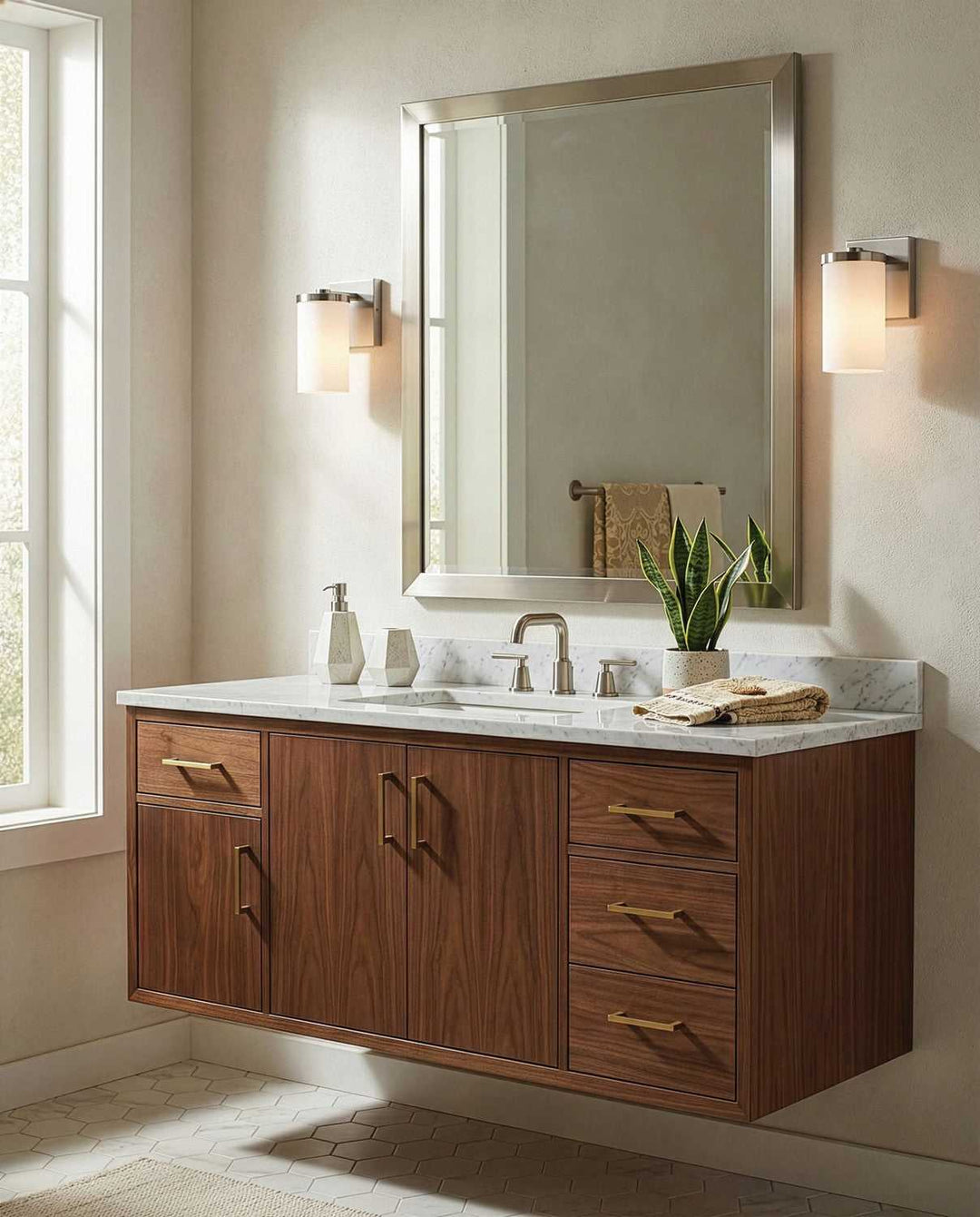 Britton One Light Wall Sconce in Brushed Nickel Canarm Canada