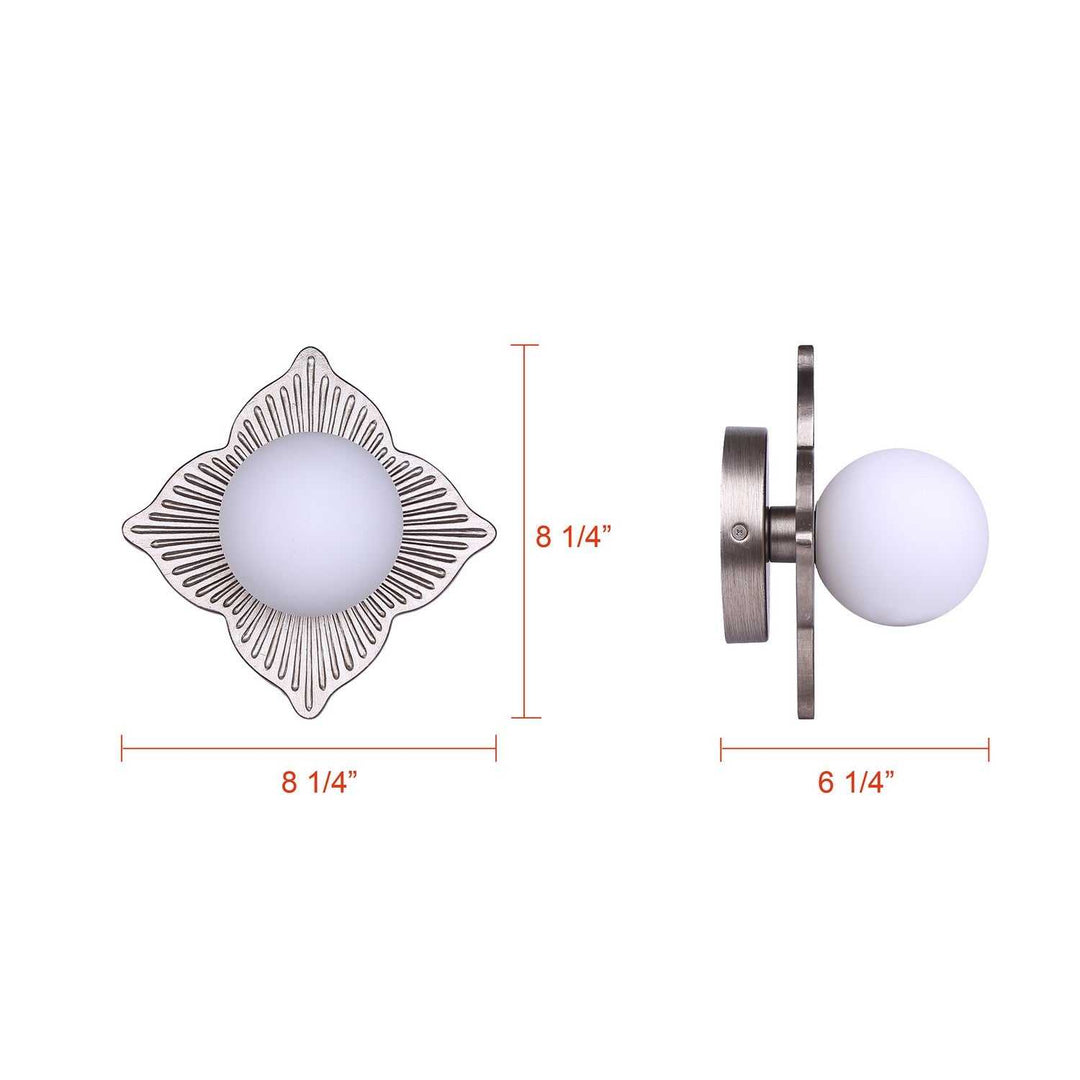 Gianna One Light Wall Sconce in Brushed Gold Canarm Canada