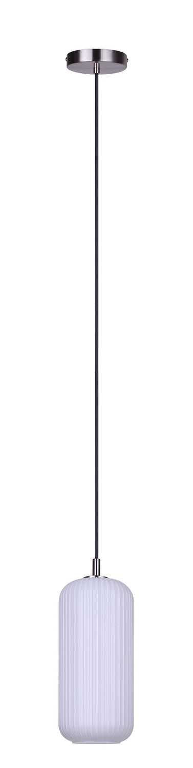 Malek One Light Pendant in Brushed Nickel Canarm Canada