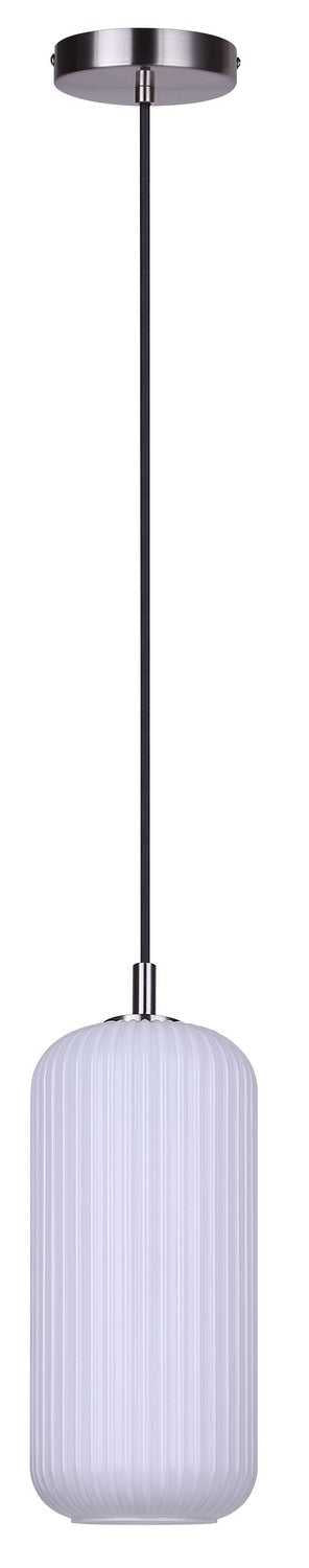 Malek One Light Pendant in Brushed Nickel Canarm Canada
