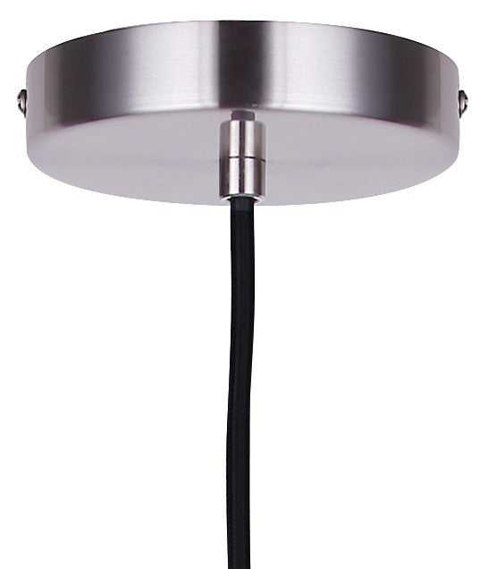 Malek One Light Pendant in Brushed Nickel Canarm Canada