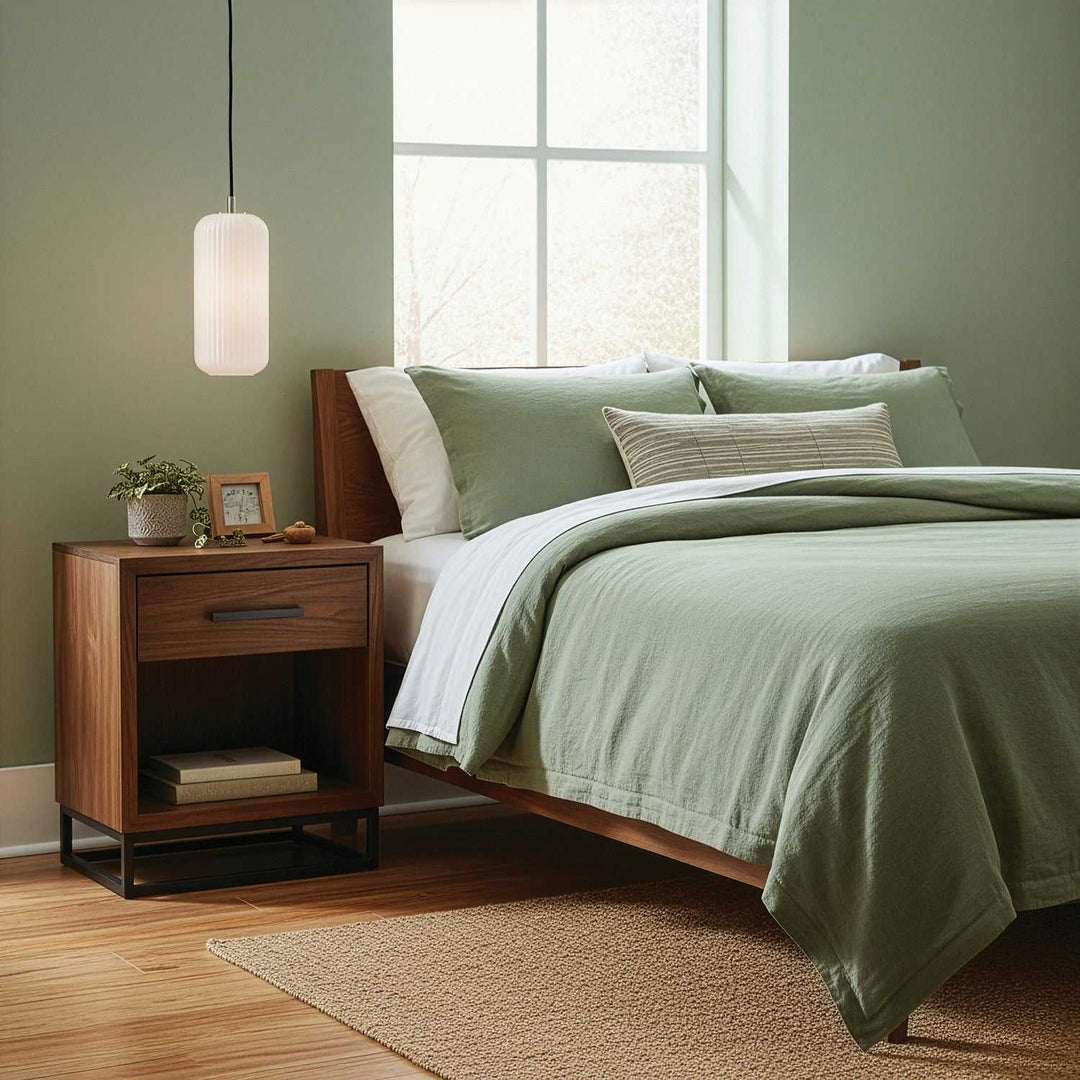 Malek One Light Pendant in Brushed Nickel Canarm Canada