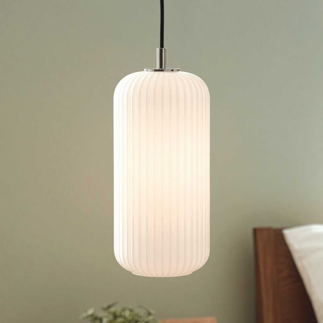 Malek One Light Pendant in Brushed Nickel Canarm Canada
