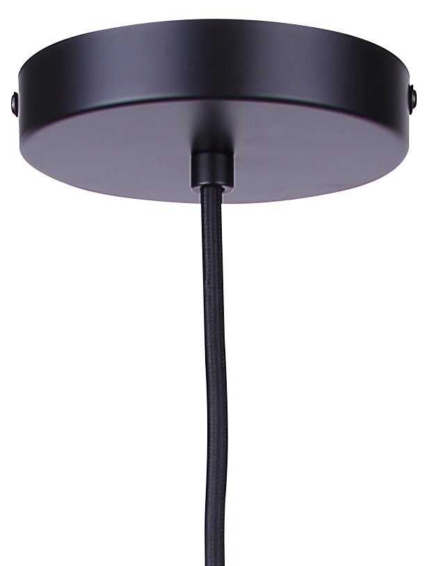 Albie One Light Pendant in Matte Black Canarm Canada