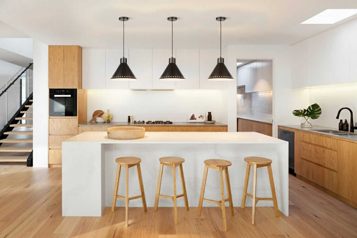 Albie One Light Pendant in Matte Black Canarm Canada