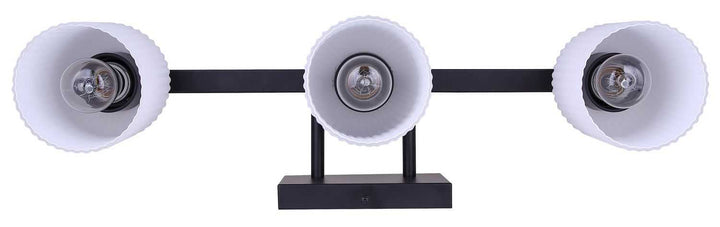 Bram Three Light Vanity in Matte Black Canarm Canada