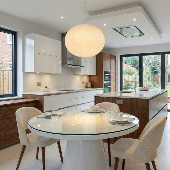 Portico LED Pendant in Satin Nickel Artcraft Canada