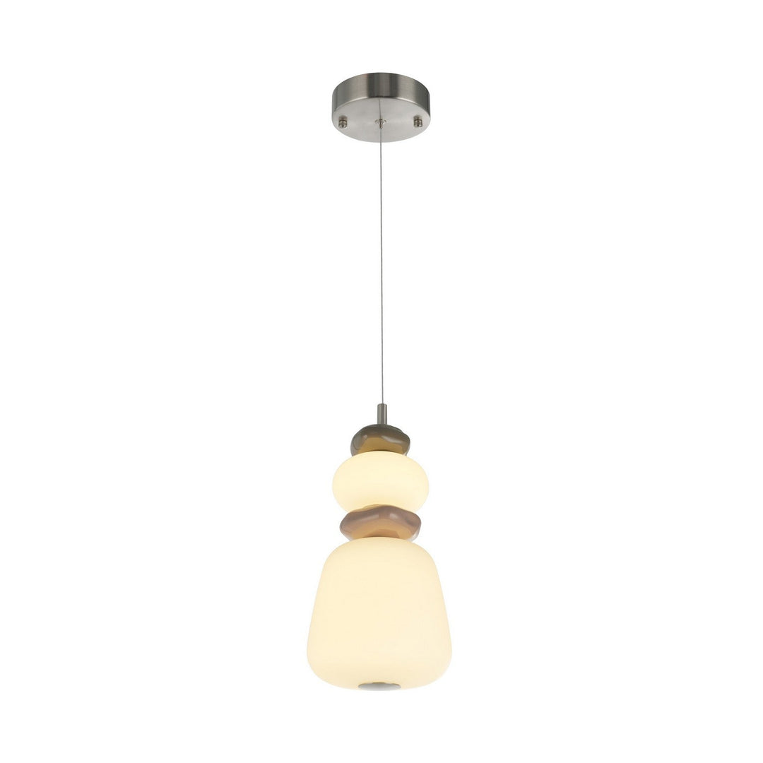 Artcraft Canada - AC5071SN - LED Pendant - Strata - Satin Nickel