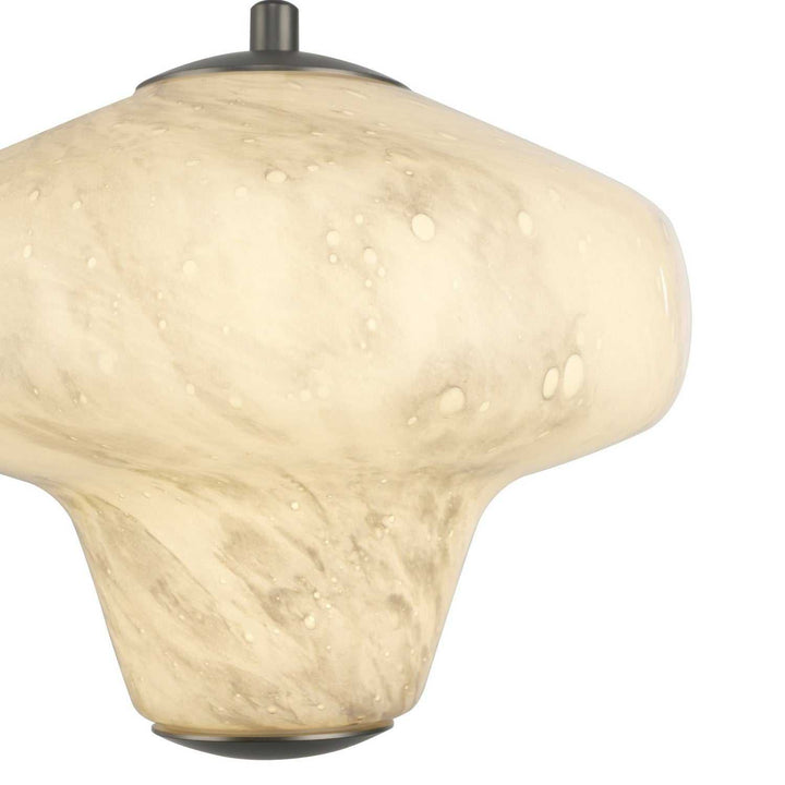 Solara LED Chandelier in Graphite Artcraft Canada