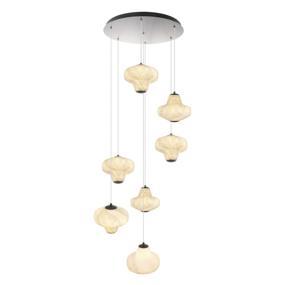 Artcraft Canada - AC5087GR - LED Chandelier - Solara - Graphite ...