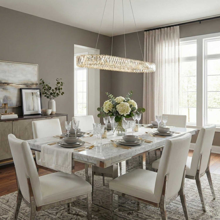 Artcraft Canada - AC5133PN - LED Chandelier - Alya - Polished Nickel