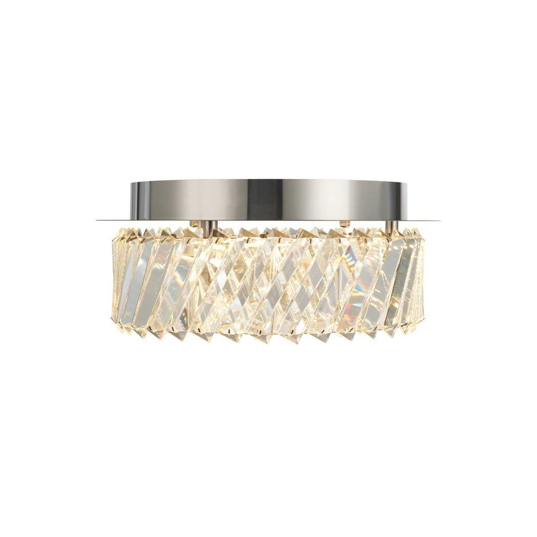 Alya LED Flushmount in Polished Nickel Artcraft Canada