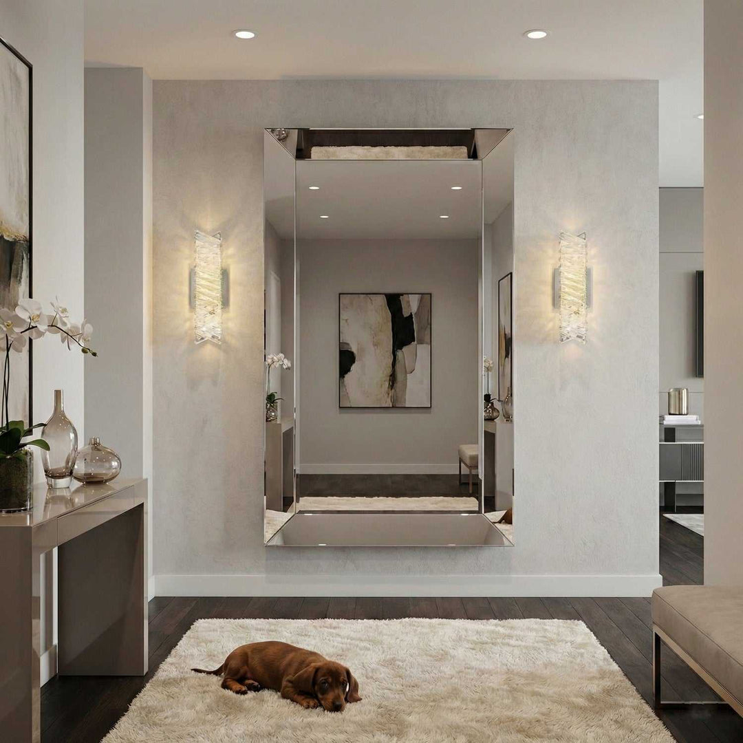 Alya LED Wall Mount in Polished Nickel Artcraft Canada