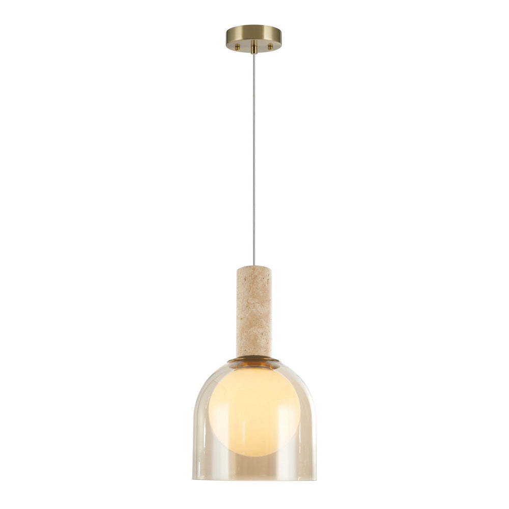 Juna One Light Pendant in Brass Artcraft Canada