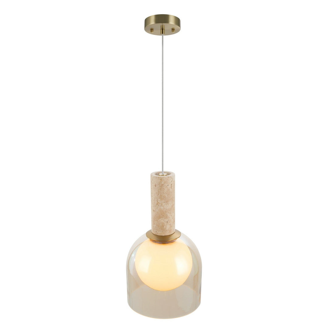 Artcraft Canada - SC13380BR - One Light Pendant - Juna - Brass