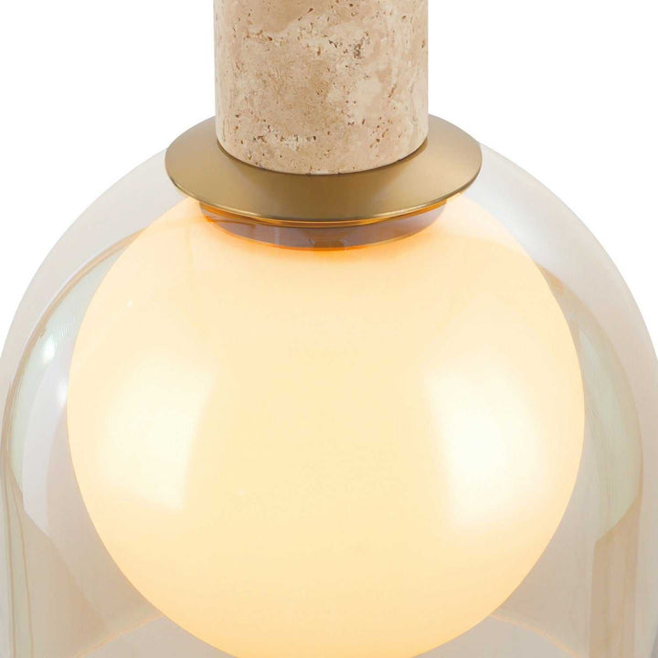 Artcraft Canada - SC13384BR - Four Light Island Pendant - Juna - Brass