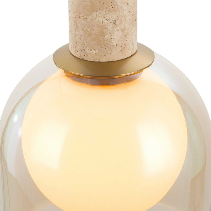 Artcraft Canada - SC13386BR - Six Light Pendant - Juna - Brass