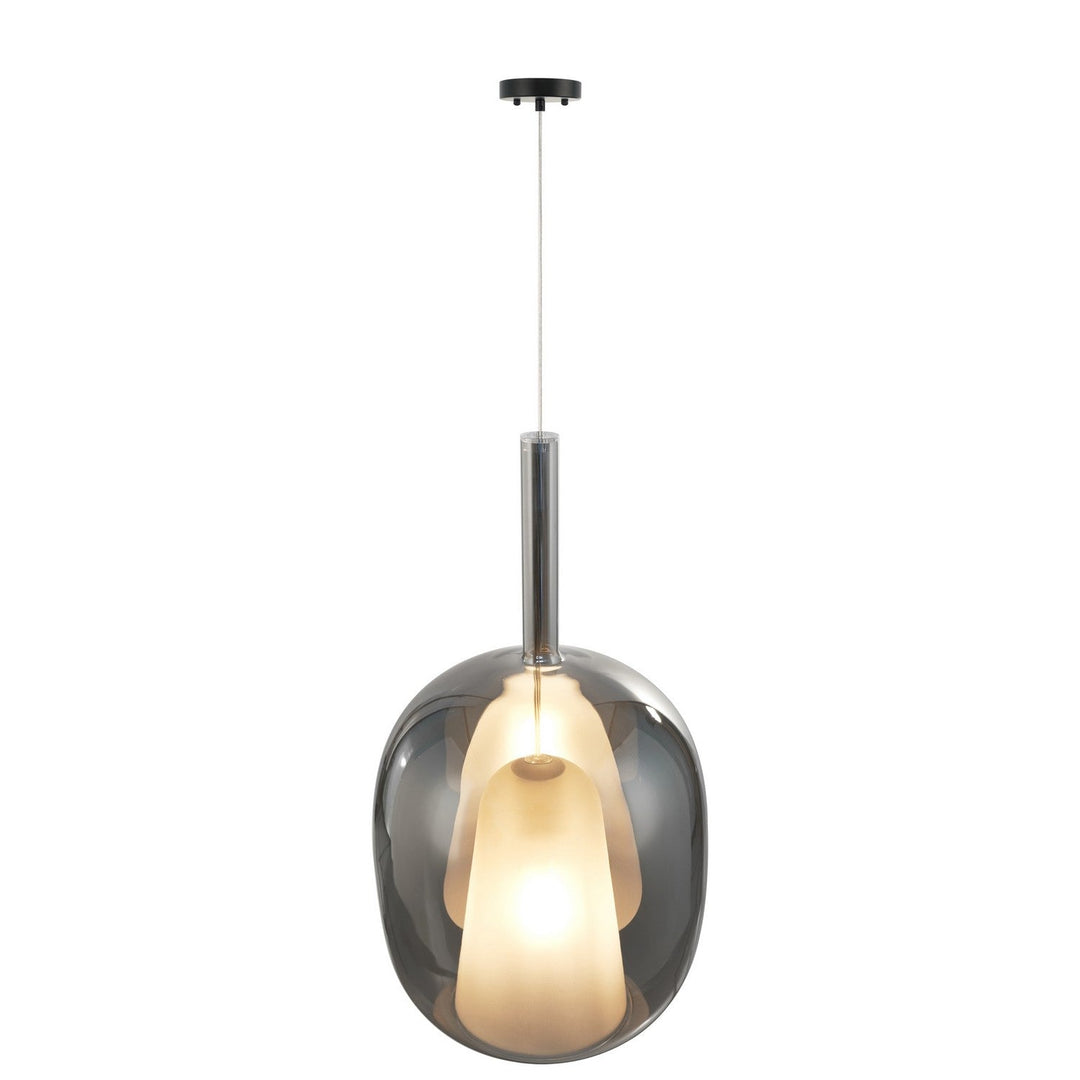 Artcraft Canada - AC11219SM - One Light Pendant - Dusk - Black