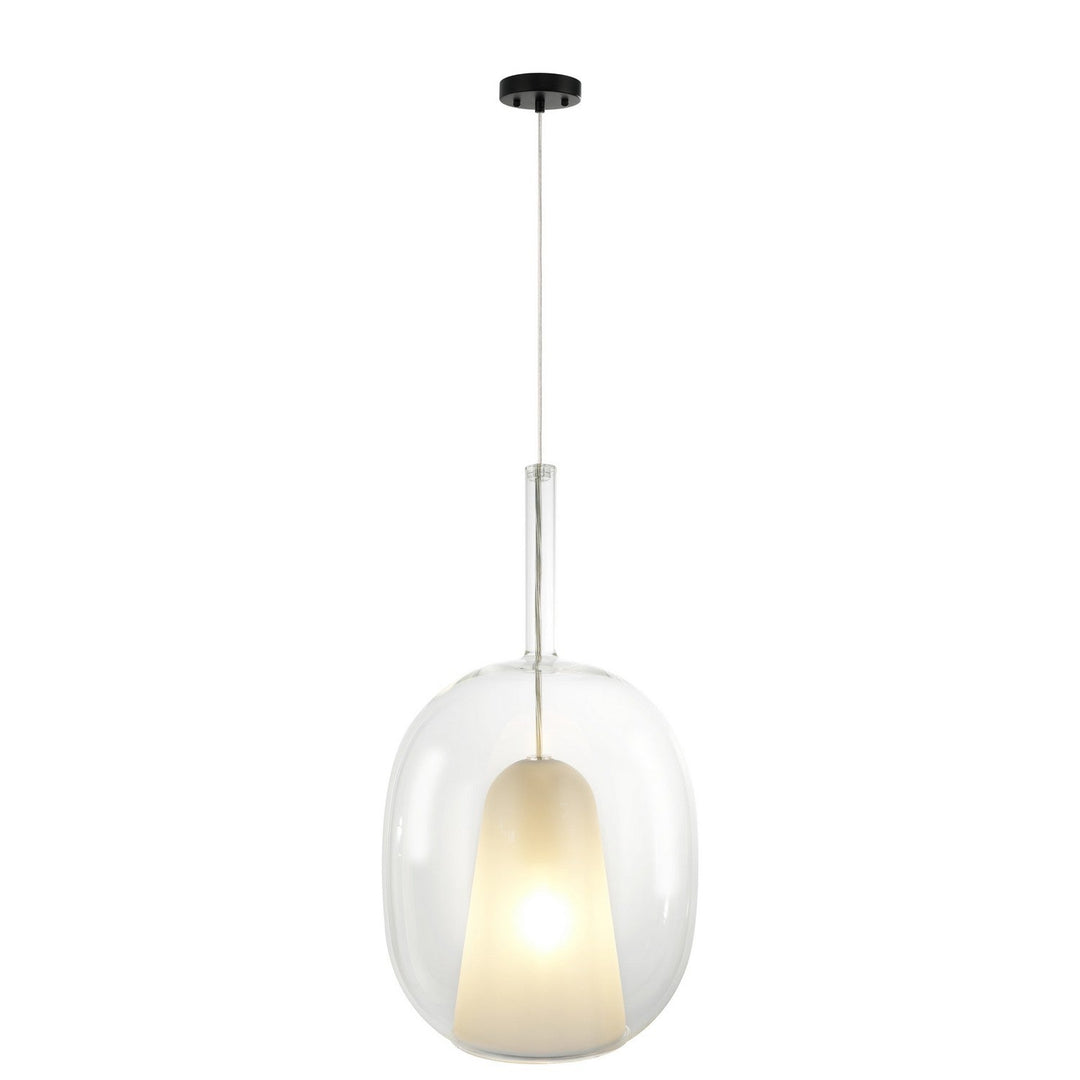 Artcraft Canada - AC11219CL - One Light Pendant - Dusk - Black