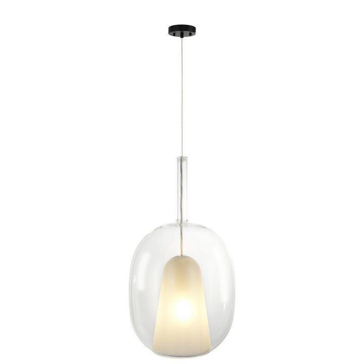 Artcraft Canada - AC11219CL - One Light Pendant - Dusk - Black