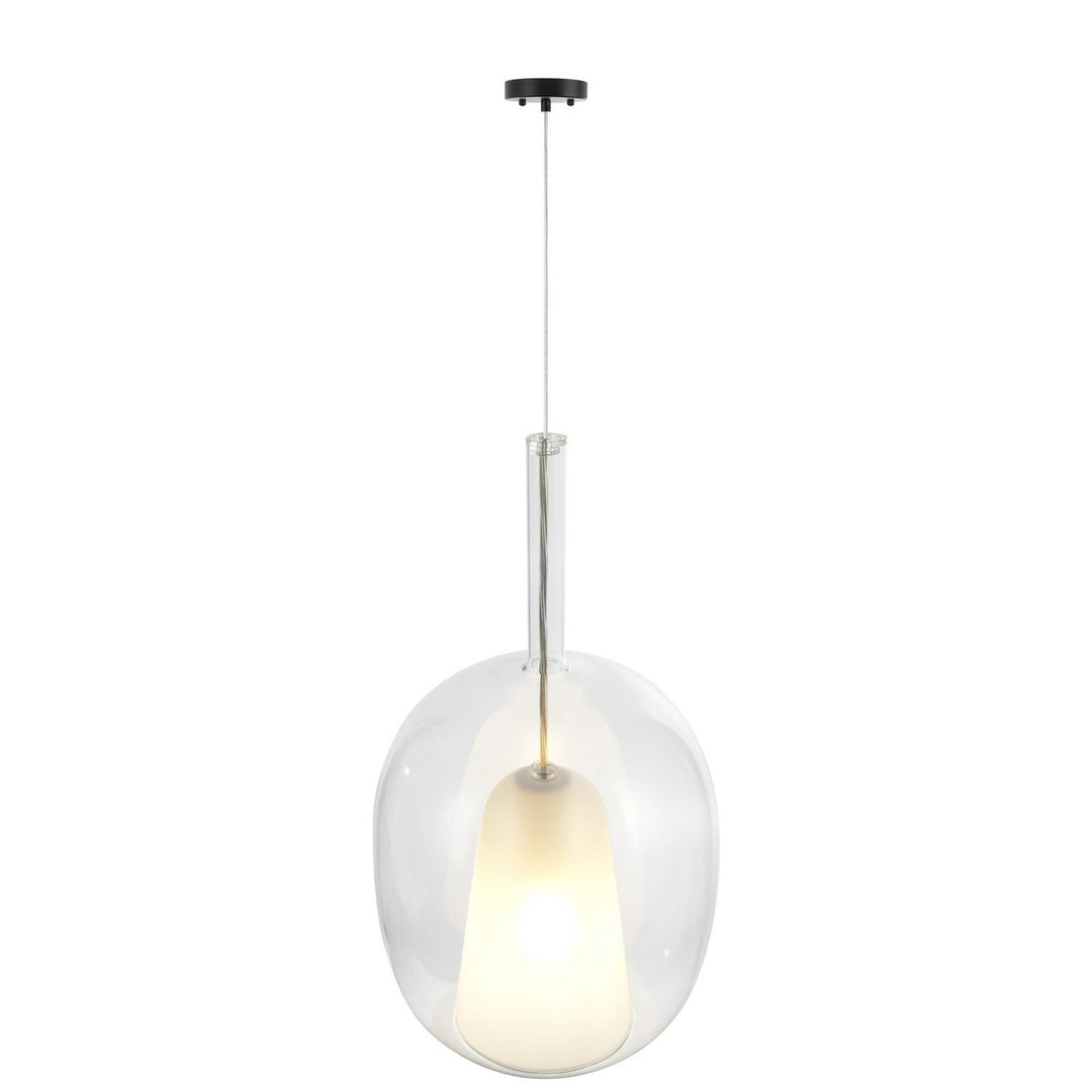 Artcraft Canada - AC11219CL - One Light Pendant - Dusk - Black