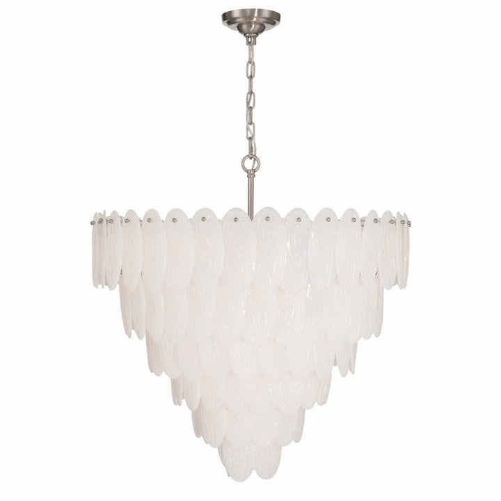 Serena 25 Light Chandelier in Satin Nickel Artcraft Canada