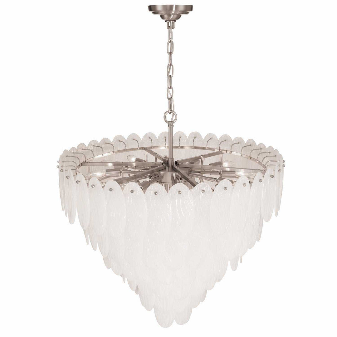 Serena 25 Light Chandelier in Satin Nickel Artcraft Canada