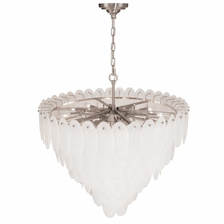 Serena 25 Light Chandelier in Satin Nickel Artcraft Canada