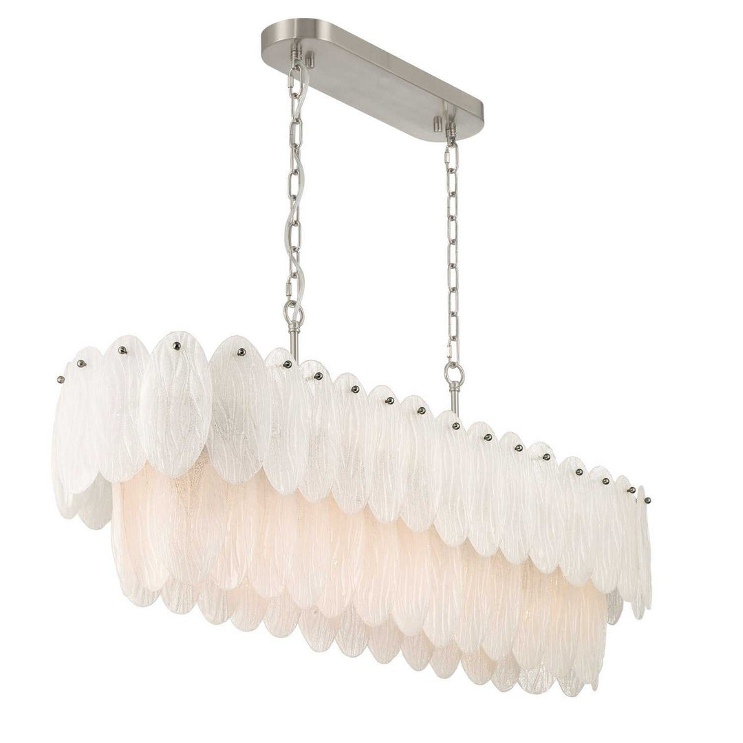 Artcraft Canada - AC12264SN - Nine Light Island Chandelier - Serena - Satin Nickel