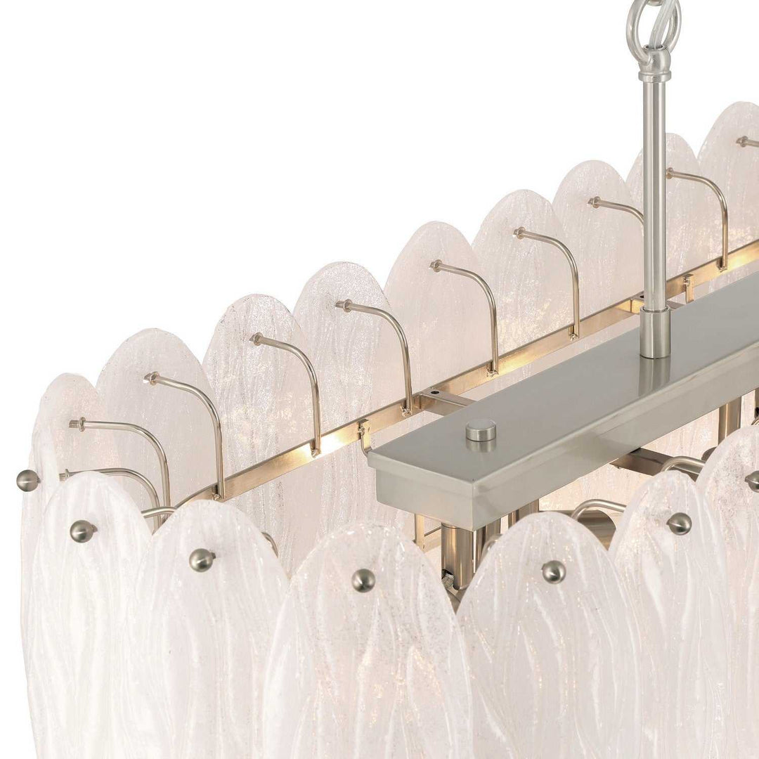 Artcraft Canada - AC12264SN - Nine Light Island Chandelier - Serena - Satin Nickel