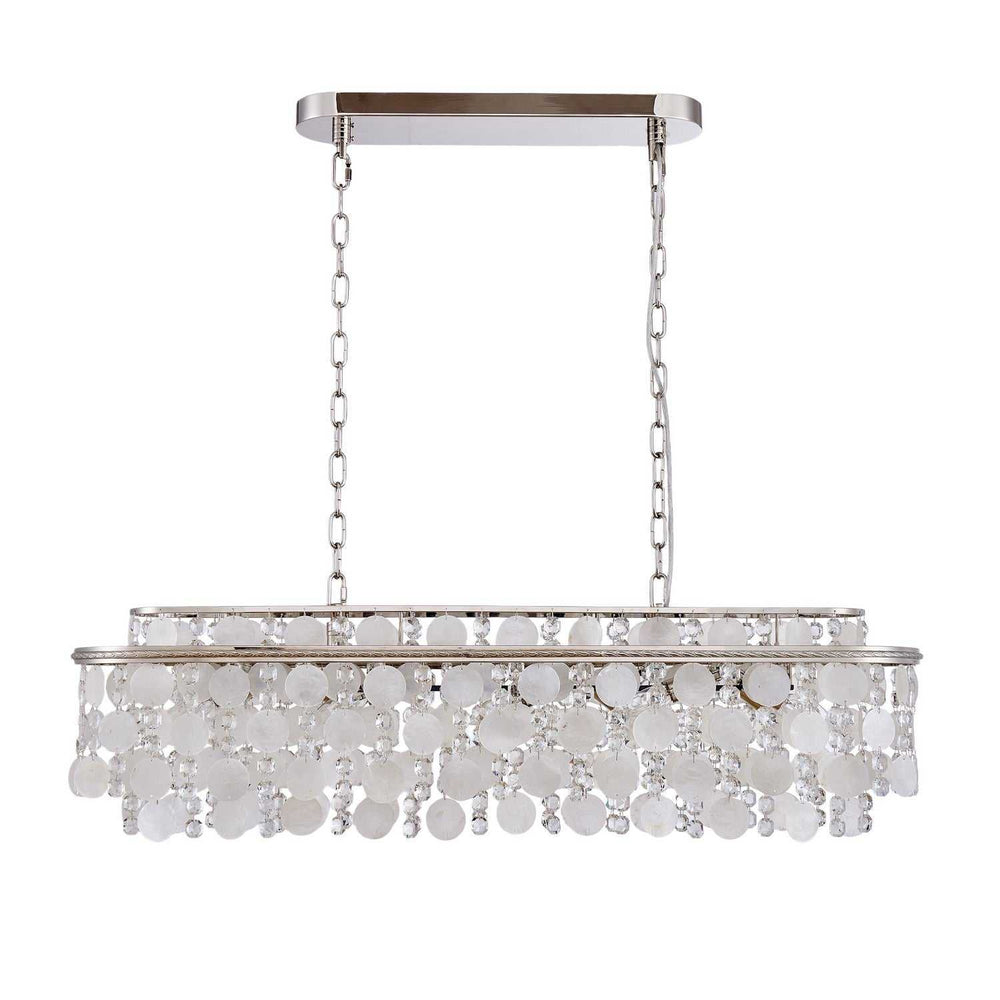 Artcraft Canada - AC12070PN - 12 Light Linear Pendant - Avara - Polished Nickel
