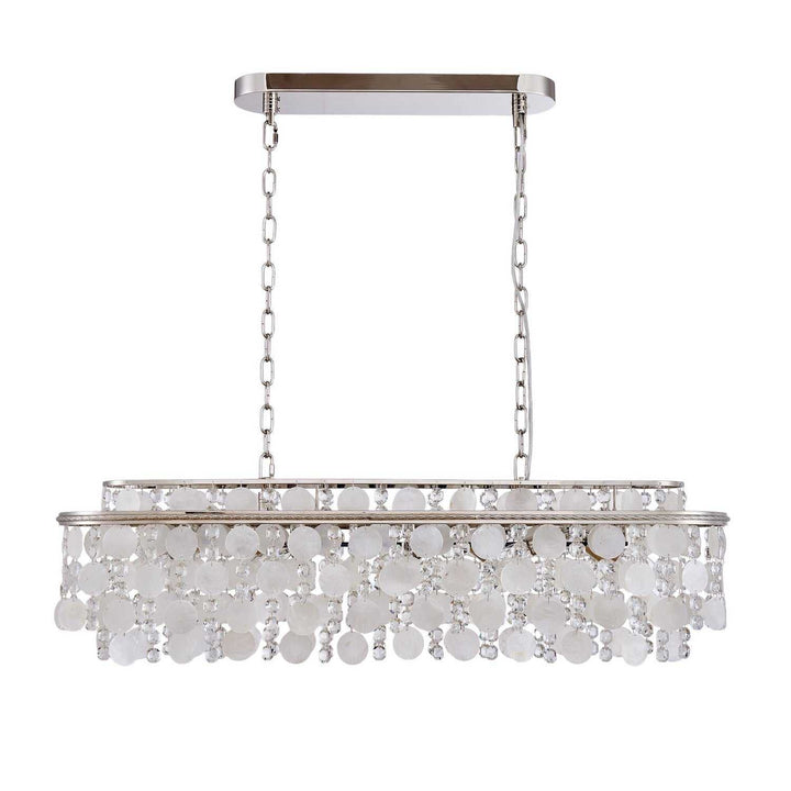 Artcraft Canada - AC12070PN - 12 Light Linear Pendant - Avara - Polished Nickel